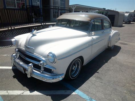 Classic Car For Sale 1950 Chevy Styleline Deluxe 4 Door Sedan In Lodi