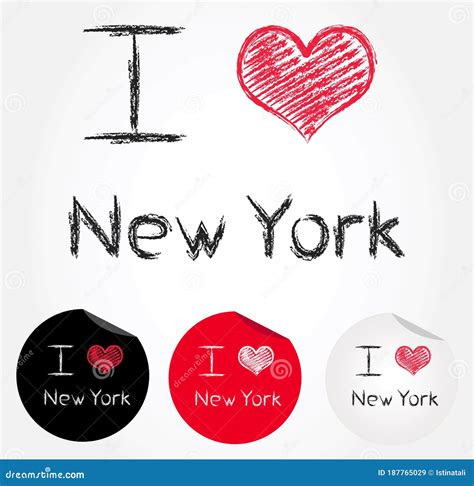 New York Illustration Big Apple Shape Cartoon Vector | CartoonDealer