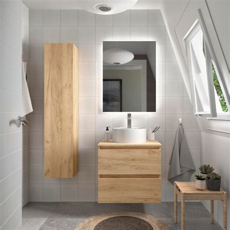 Meuble Salle De Bain Suspendre Avec Sa Vasque Poser Effet Ch Ne