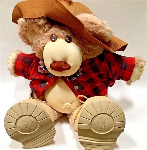 Xavier Roberts Plush Furskins Appalachian Farrell Postmaster Bear 1984