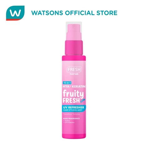 Fresh In Hya Keratin Fruity Fresh Uv Refresher Hair Styling Mist