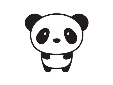 Panda Drawing Easy | Free download on ClipArtMag