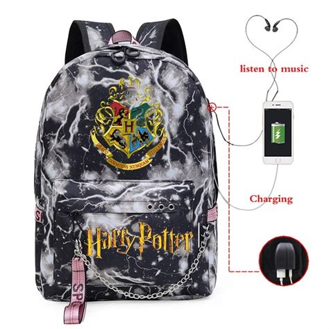 Nowy Plecak Harry Potter Kolory Wzory Du Y A Usb