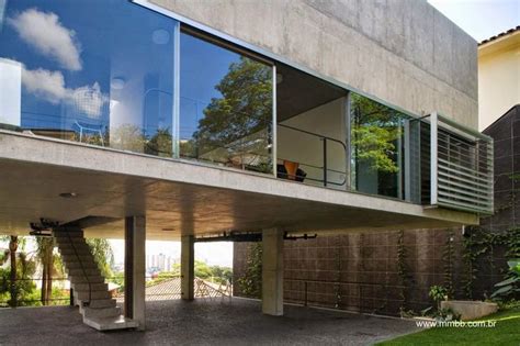 Arquitectura De Casas Residencia Moderna Elevada Sobre Pilares Arch