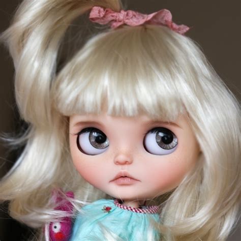 PERRUQUE DOLL WIG BISCOTTE BLOND 7 8 POUPÉE BJD DIANNA EFFNER LITTLE