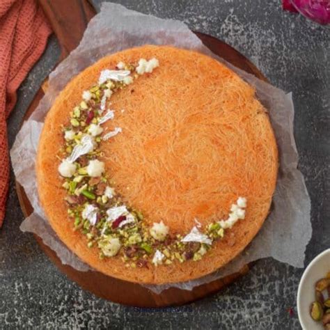 Knafeh Recipes Lebanese Kunafa Recipe With Cream Spices N Flavors