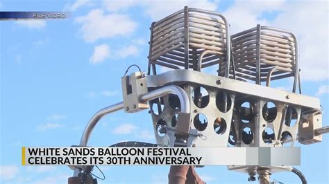 White Sands Balloon Fiesta Celebrates Th Anniversary Youtube