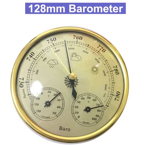 Hotsale High Accuracy Household 128mm Weather Station Barometer