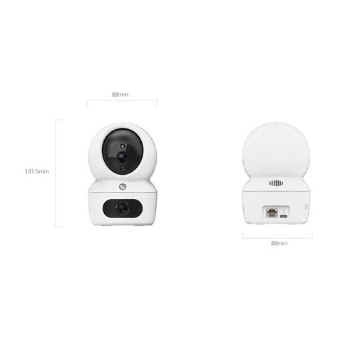 Buy Ezviz H C Dual K Dual Lens Pan Tilt Wi Fi Camera Online In Uae