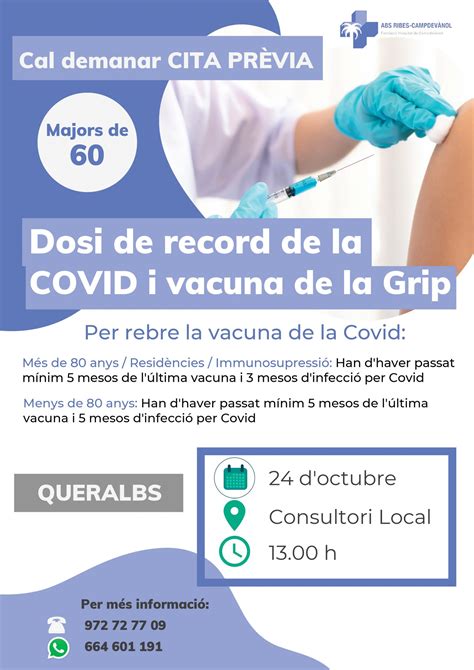 Dosi De Record De La Covid I Vacuna De La Grip Per Majors De Anys