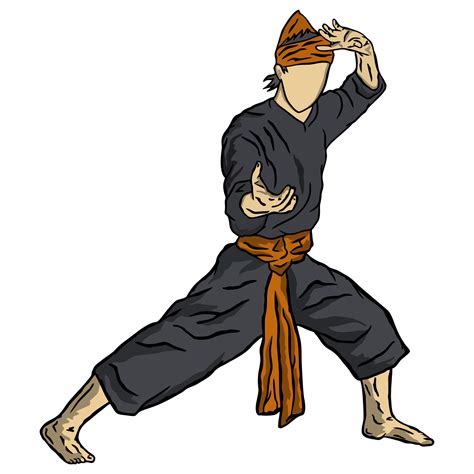 Pencak Silat Fighter Illustration Flat Vector 17647351 Vector Art At