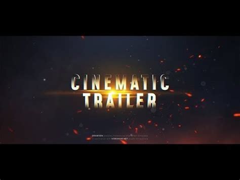 Cinematic Trailer After Effects Template YouTube