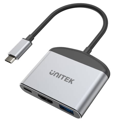 Unitek Adapter Usb C Na Hdmi 8k Usb A Usb C 100w Konsorcjum Fen