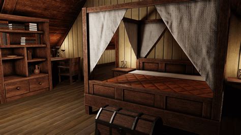 Artstation Medieval Inn Game Assets