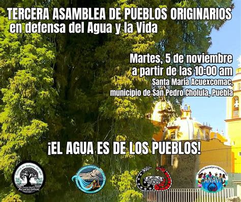 3ra Asamblea De Pueblos Originarios En Defensa Del Agua Y La Vida