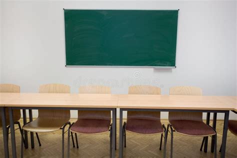 Empty classroom stock photo. Image of seat, room, chalkboard - 7939480