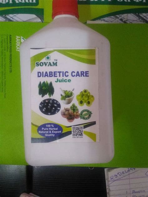 Sovam 18 Months Diabetic Care Juice Packaging Size 1000 Ml Packaging