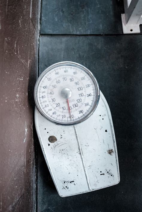 "An Old Body Weight Scale From Above." by Stocksy Contributor "Riley JB ...