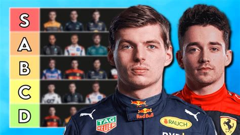 Ranking The 2022 Formula 1 Drivers YouTube