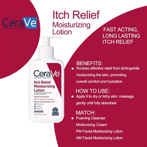 Cerave Itch Relief Moisturizing Lotion Oz Ml Itch Relief