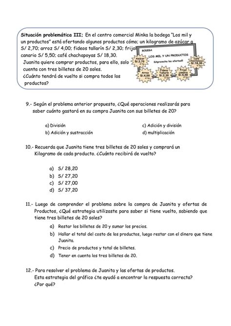 Prueba 5to Matematica Procesopdf Descarga Gratuita