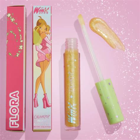 Gloss Labial Colourpop x Winx Club Ultra Glossy Lip Flora Edição