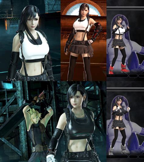 Update For Ffvii Remake Tifa Outfit Mod R Dissidia