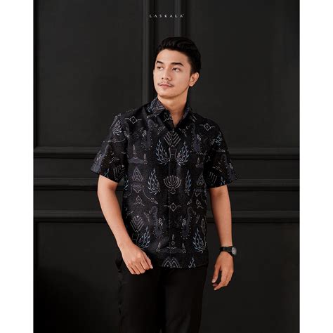 Jual Laskala Premium Batik Pedro Slimfit Lengan Pendek Shopee