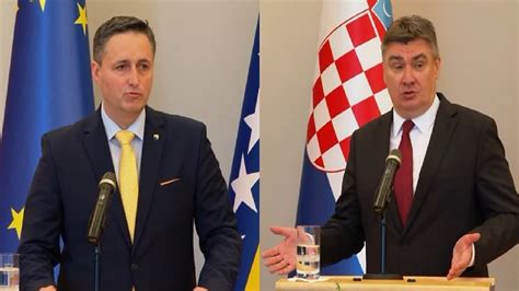 Bećirović u Zagrebu Dodik mora biti zaustavljen Milanović Dodik nije