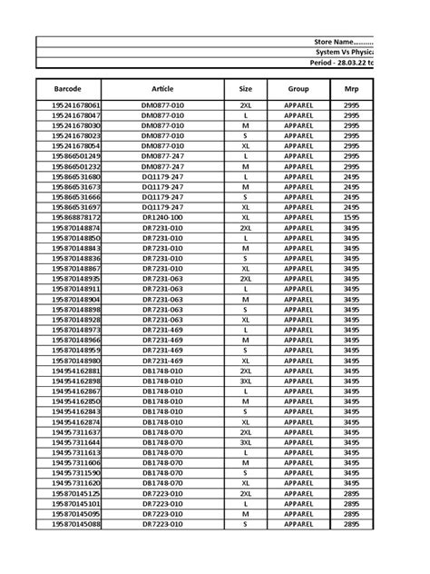 internal audit format