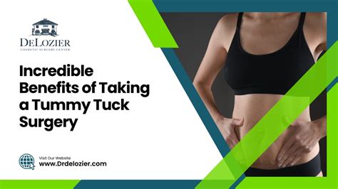 Ppt Incredible Benefits Of Taking A Tummy Tuck Surgery Powerpoint