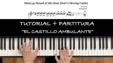 El Castillo Ambulante Howls Moving Castle Tutorial Partitura