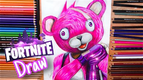 Dibujando A Oso Amoroso Fornite Speed Drawing Skin Battle Royal Fornite