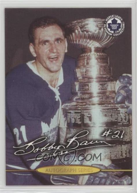 2002-03 Topps Maple Leafs Platinum Collection - [Base] #71 - Autograph ...