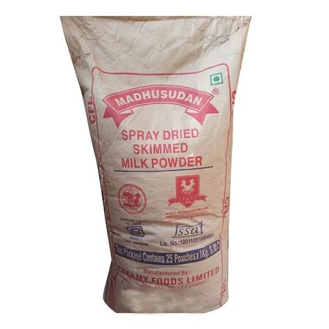 Kg Madhusudan Spray Dried Skimmed Milk Powder G Bag At Rs