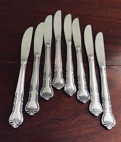 Vintage Stainless Flatware Set Rogers Delight Flatware Service For