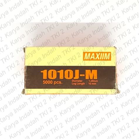 Jual Isi Staples Tembak 1010J MAXIM Stapler Gun Refill 10 Mm 1010 J