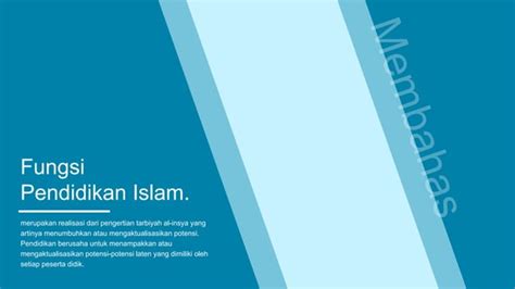 Urgensi Dan Peranan Pendidikan Islam PPT