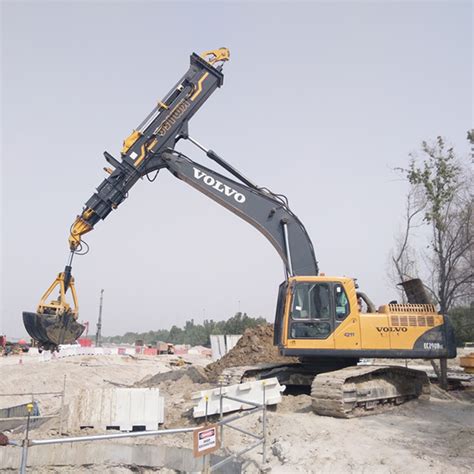 Tysim 15ton Excavator Mounted Clamshell Telescopic Arm Excavator Long