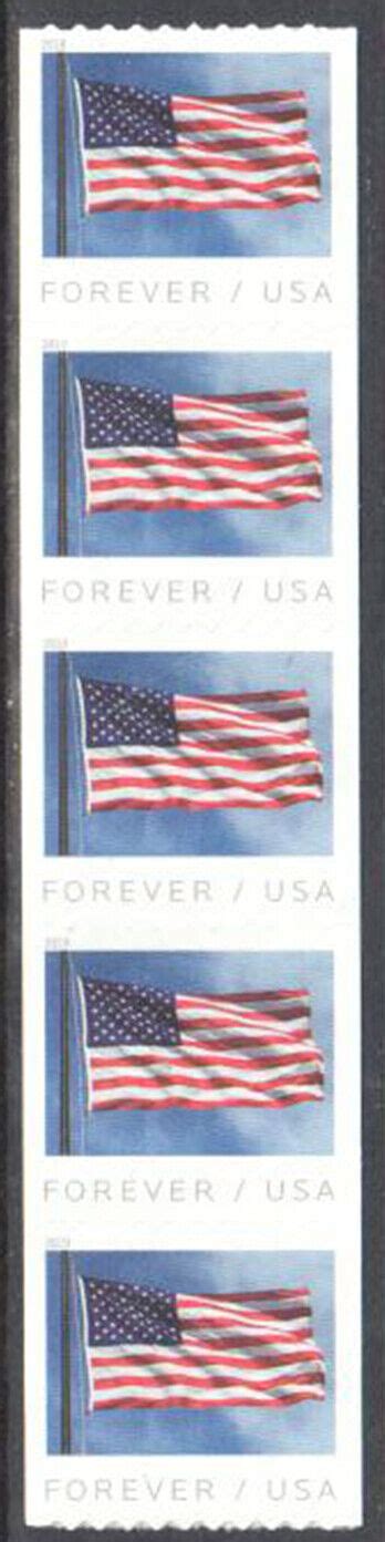 SC 5342 2019 Forever US Flag APU Coil Strip Of 5 MNH EBay