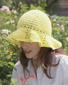 Crocheted Sun Hat Pattern | FaveCrafts.com