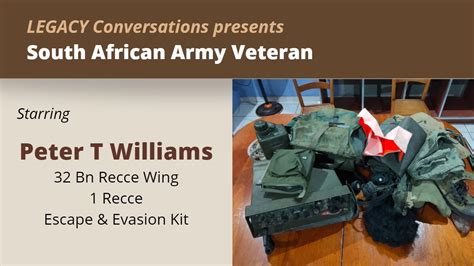 Legacy Conversations Peter T Williams Bn Recce Wing Escape