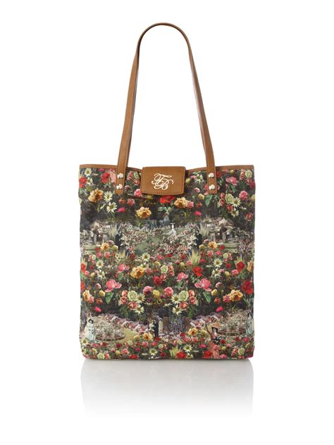 Ted Baker Floral Tote Bag In Multicolor Multi Coloured Lyst