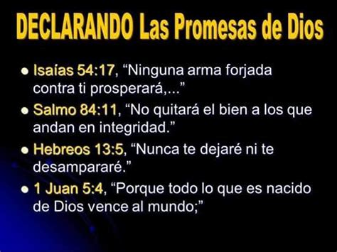 Declarando Las Promesas De Dios Promesas De Dios Mensaje De Dios