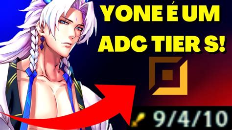 PROVEI QUE YONE É O MELHOR ADC DO JOGO Yone ADC Season 12 League