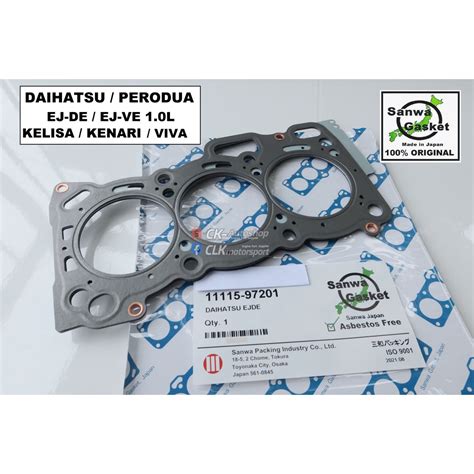 Sanwa Japan Mm Metal Head Gasket Oem P N For Daihatsu