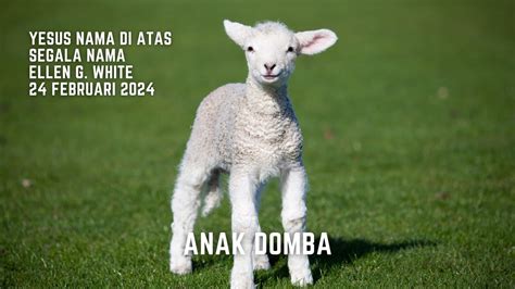 Renungan Pagi Yesus Nama Di Atas Segala Nama 24 Feb 2024 Anak