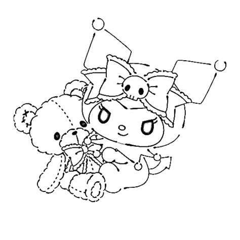 Coloriage Kuromi Pour Les Enfants Dessins Imprimer