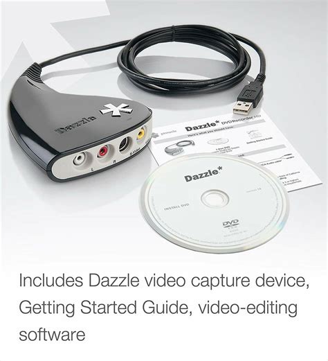 DVD Recorder Corel Pinnacle Dazzle 2024 HD For PC VCR VHS To DVD