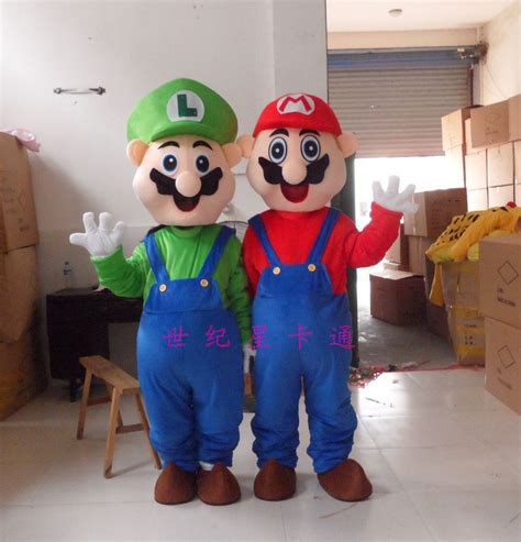 Super Mario and luigi mascot costume on Halloween costumes-in Clothing ...